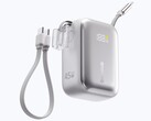 The 20,000mAh version has two integrated USB-C cables like the 10,000mAh model.