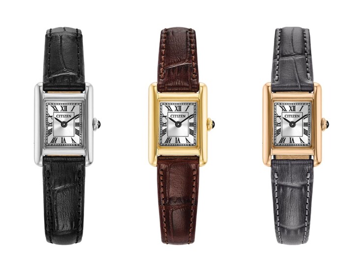 From left to right: Citizen’s Fio Roma EG2790-12A, EG2797-13A and EG2799-18W watches
