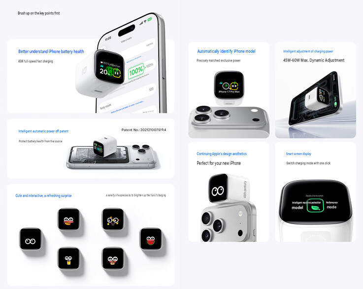 Core highlights of the charger (machine translated)
