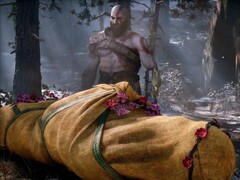 Kratos from God of War Laufey shown