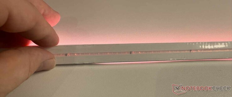 The Govee COB Strip Light 2 Pro can be cut every 6.5 cm (black markings)