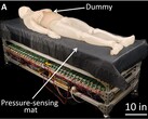 An illustration of the new alternating-pressure mattress (Image source: Science.org Robotics; cropped)