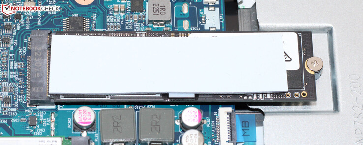 A PCIe-4 SSD serves as the system drive.