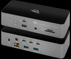 OWC brings its upcoming Thunderbolt 5 dock with 11 ports to Computex 2025. (Image source: OWC)