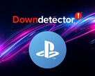 PlayStation Network symbol shown below Down Detector logo
