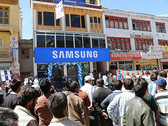 Samsung Experience Store in Leh at almost 12,000 feet