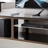 Sharp’s HT-SBW320 2.1ch Ultra-slim Soundbar (pictured) will be released in Europe in October 2025. (Image source: Sharp)