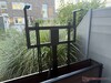 TV mount in the extended position