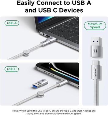 USB-A and USB-C compatibility