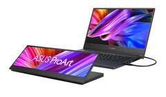 The ProArt Display PA147CDV has a 32:9 aspect ratio and a built-in touchscreen. (Image source: ASUS)