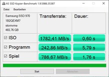 AS SSD copy benchmark