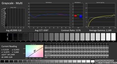 CalMAN: Grayscale (calibrated)