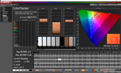 ColorChecker before calibration