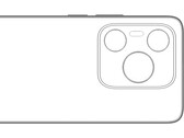 A "Huawei P70" render. (Source: Digital Chat Station via Weibo)