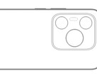 A "Huawei P70" render. (Source: Digital Chat Station via Weibo)