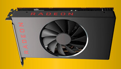 The RX 5600 XT will apparently run on a 192-bit bus with GDDR6 VRAM. (Image source: Videocardz)