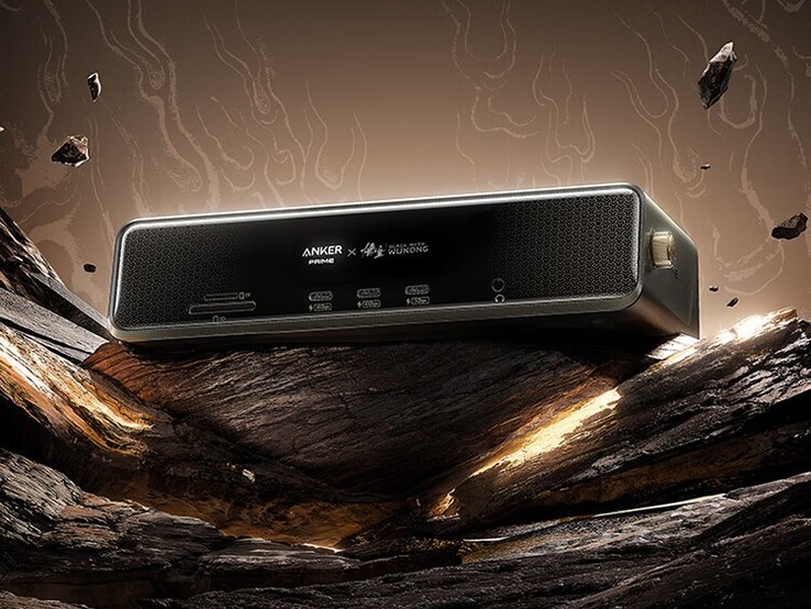 The Anker x Black Myth Wukong Desktop Docking Station (14-in-1, Quad-Display, DisplayLink). (Image source: Anker)
