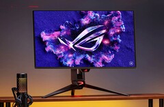 The ROG Swift OLED PG27UCDM has now been listed at several retailers (Image source: Asus)