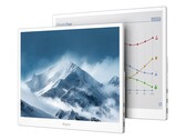 The Bigme B13 Pro can be connected to a laptop via a cable.