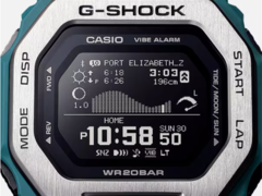 The Casio G-Shock GBX-100 series is known for features like tide graphs, moon data, and sunrise/sunset times. (Image source: Casio)