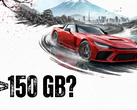 A forza wallapaper with the text >150 GB?