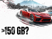 A forza wallapaper with the text >150 GB?