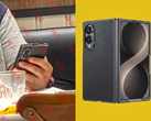 Pictured: A freshly leaked photograph of the Samsung Galaxy Z Fold 8 Ultra (left), alongside a previously leaked image of its case from Alibaba.