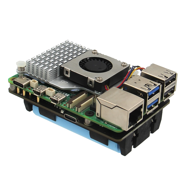 The Geekworm X1200 allows you to run your Raspberry Pi from a couple of 18650 cells, keeping your Pi running in the event of a power outage (Image source: Geekworm)
