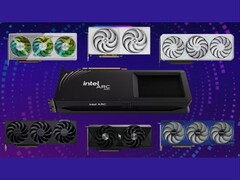 Intel Arc B580 (pictured) cards feature 12GB GDDR6 memory. (Image source: Intel)