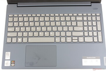 Identical keyboard layout as the IdeaPad S540 and S740