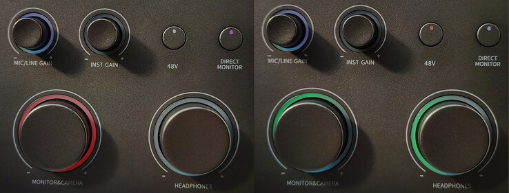 LED colors are difficult to distinguish under bright lights.