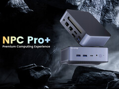 The NPC Pro+ is powered by the Ryzen 7 8745HS. Pictured: a promo image of the mini PC. (Image source: N-one - edited)