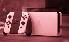 The Nintendo Switch OLED Model was released in 2021 and is housed in a metal body. (Image source: Nintendo - edited)