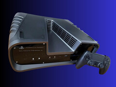 Example of a PS5 dev kit (image source: Apart_Shock@r/gaming subreddit with edits)