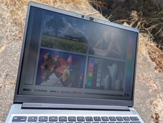 Outdoors under sunlight