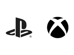 The PlayStation and Xbox logos against a white background (image source: PlayStation and Xbox)