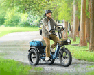The Puckipuppy Rottweiler e-trike features a full suspension system (Image source: Puckipuppy)