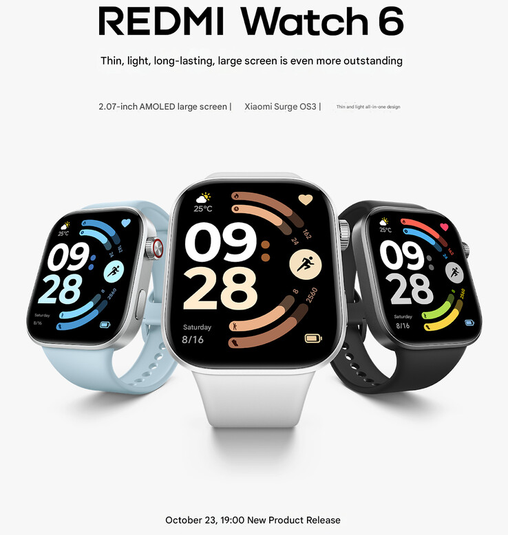 The launch teaser of the smartwatch (Image source: Xiaomi - machine translated)