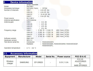 ...unlike the "Watch FE". (Source: FCC via MySmartPrice)