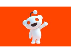 A promotional image for Reddit&#039;s mascot Snoo depicted against a plain red background. (Image source: Reddit)
