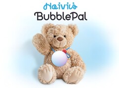 The BubblePal is small, ball-like and can serve as a pendant for a child's favourite plush toy (Image source: Haivivi)