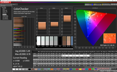 ColorChecker before calibration