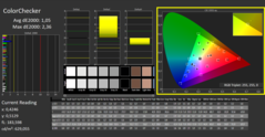 Calman Color Checker calibrated