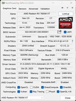 GPU-Z (GPU test system)