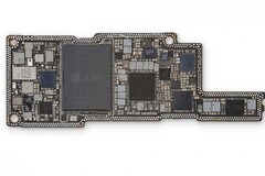 A 14 Pro Max board. (Source: iFixit)