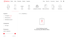 No 10T listings for this store. (Source: OnePlus DE)