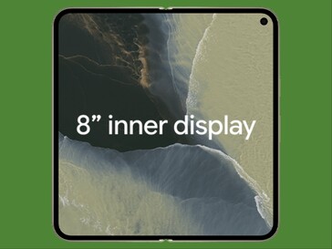 Pixel 11 Pro Fold inner display.