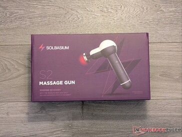 S2 massage gun retail box.