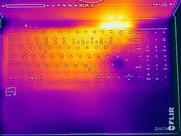 Surface temperature stress test (top side)