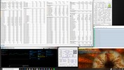 System information during a combined FurMark & Prime95 stress test